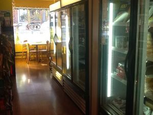 Wide selection of teas are available. Organic, fair-trade coffee, too. 
There's also an article displayed that sings praises for Superfoods on Main.  at Superfoods Cafe & Market in Mt Airy