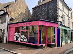Outside shop  at Follow The Swirl Ice Cream in Margate
