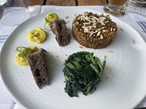 Ein unfassbar leckeres Gericht. Menu in un piatto    at La Plume in Peschiera Del Garda