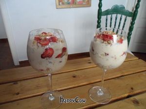 Fruit Parfait- Creamy, fruity and packed with energy. at Veganbnb Travel - Spain in Malaga