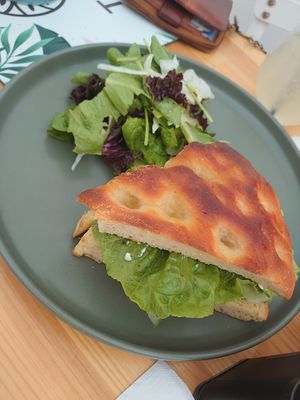 Focaccia vuna  at T Veg  in Rhodes