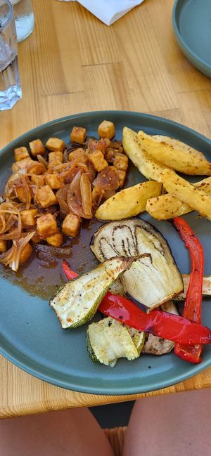 Black Pepper Tofu at T Veg  in Rhodes