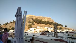 The views at T Veg  in Rhodes