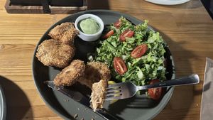 Soy cutlets  at T Veg  in Rhodes