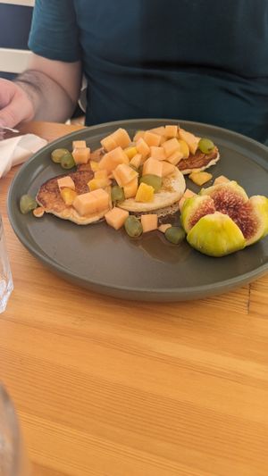 Banana pancakes at T Veg  in Rhodes