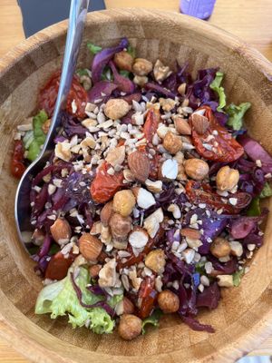 Veggie Salad with pickled cabbage and nuts   at T Veg  in Rhodes