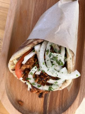 Vegan gyros   at T Veg  in Rhodes