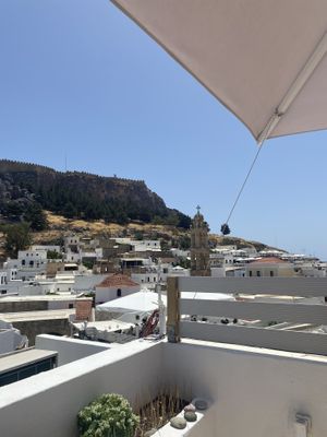 views from the rooftop!  at T Veg  in Rhodes