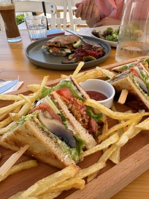 The club sandwich was my personal highlight!  at T Veg  in Rhodes