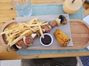 Souvlaki at T Veg  in Rhodes