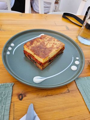 Moussaka at T Veg  in Rhodes