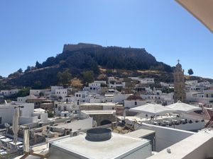 View from roof terrace   at T Veg  in Rhodes