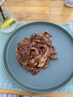  Pappardelle Portobello  at T Veg  in Rhodes