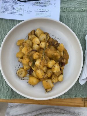 Homemade Gnocchi  at T Veg  in Rhodes