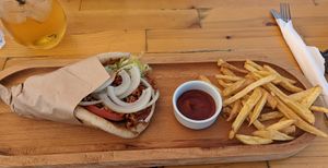 Gyros at T Veg  in Rhodes