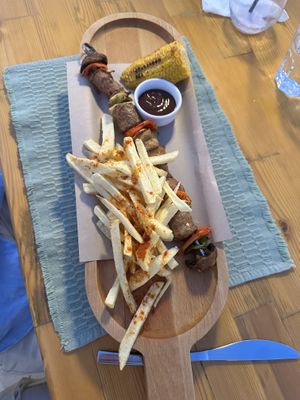 Souvlaki  at T Veg  in Rhodes