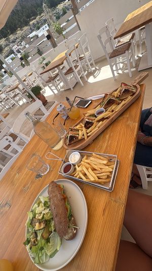 Sea twist sandwich and club sandwich  at T Veg  in Rhodes