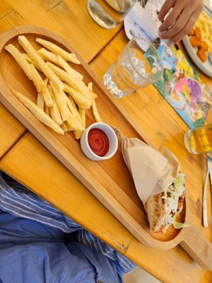 Gyros at T Veg  in Rhodes