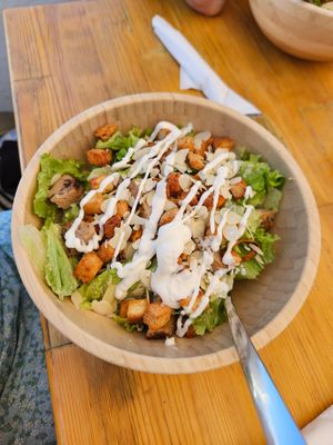 Chickn cesar salad at T Veg  in Rhodes