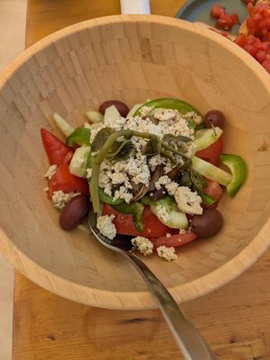 Greek Salad at T Veg  in Rhodes