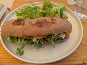 Valmon Sandwich at T Veg  in Rhodes
