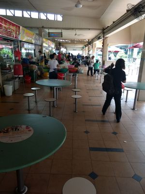 Hawker at Hong Yi Vegetarian 弘一斋 in Central Singapore