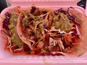 Tacos off the specials menu   at PlantPub in San Luis Obispo