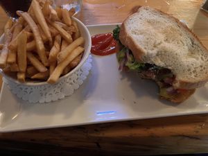 Beyond Burger  at 1929 Dining & Lounge in Wasagaming