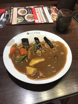The curry - I ordered a larger size  at CoCo Ichibanya - Kyoto Shijoomiya Shop in Kyoto