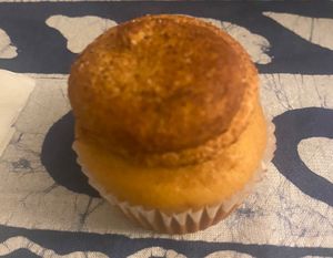 Vegan cinnamon cupcake  at Baked Cravings in New York City