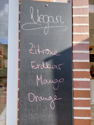 Clear indication at the entrance at Eisperle in Salzhausen