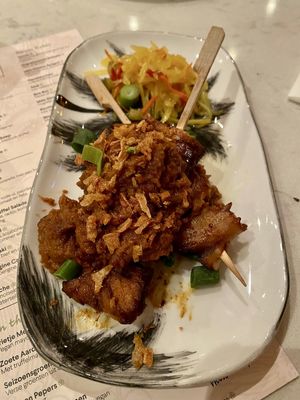Chicken satay  at Miss Maddy in Delft