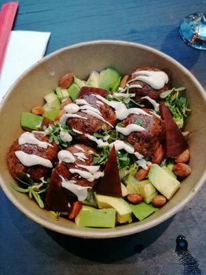 Lentil balls at All Vegan in Antalya