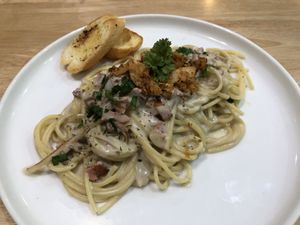 Carbonara  at Sauce Tree Sanur: Plant Based Cafe in Sanur