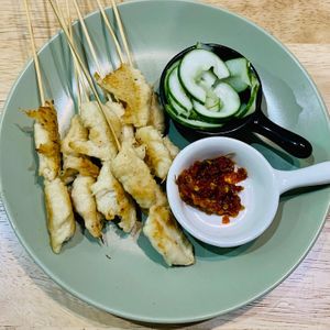 Satay sticks are the BEST!!!!   at Sauce Tree Sanur: Plant Based Cafe in Sanur