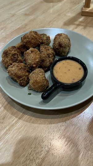 Cauliflower wings (our favourite dish!)  at Sauce Tree Sanur: Plant Based Cafe in Sanur