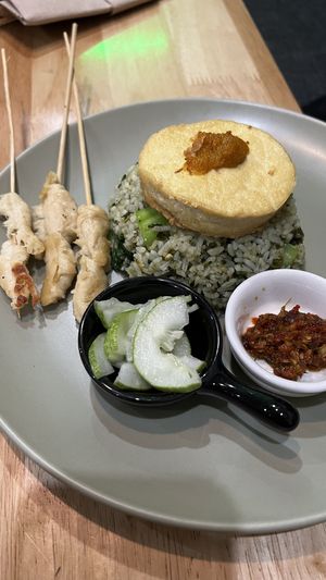 Pesto rice  at Sauce Tree Sanur: Plant Based Cafe in Sanur