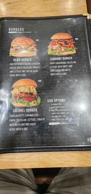 Burger menu 2 - September 2024 at Sauce Tree Sanur: Plant Based Cafe in Sanur