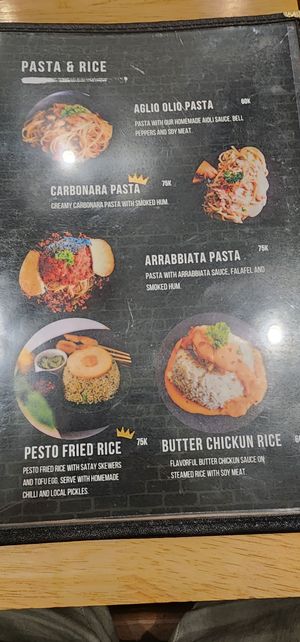 Pasta & Rice menu - September 2024 at Sauce Tree Sanur: Plant Based Cafe in Sanur