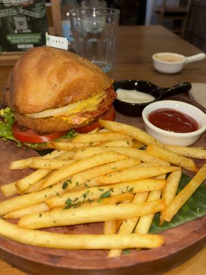 Saucetree Burger   at Sauce Tree Sanur: Plant Based Cafe in Sanur