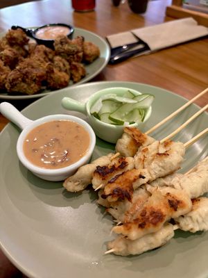 Chicken Satay  at Sauce Tree Sanur: Plant Based Cafe in Sanur