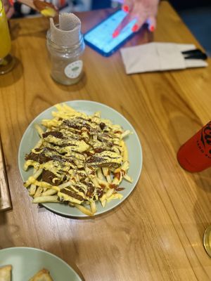 Loaded fries  at Sauce Tree Sanur: Plant Based Cafe in Sanur