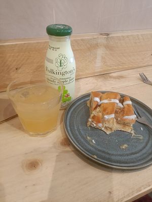 Cinnamon cream bun at The Milkman   in Peebles