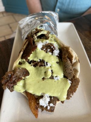 Plant based Gyros   at Kala Modern Greek in Chicago