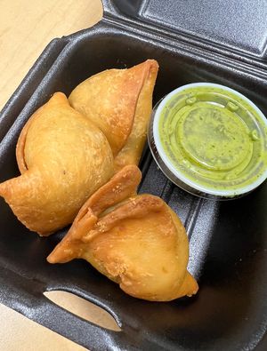 Samosas   at The Twist Indian Grill in Dayton