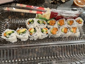 Veggie roll and sweet potato roll   at Hello Thai in Beavercreek