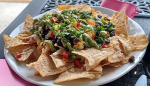 Loaded Nachos at Red's Leaf Café in Metuchen
