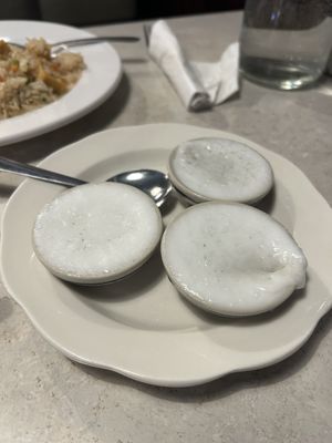 Coconut Pandan Pudding Cups: warm dessert that makes you feel cozy ✨  at Basil Babe in Ypsilanti