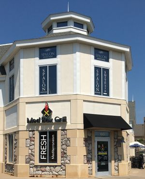 Exterior July 2023 at Med Box Grill in Chanhassen