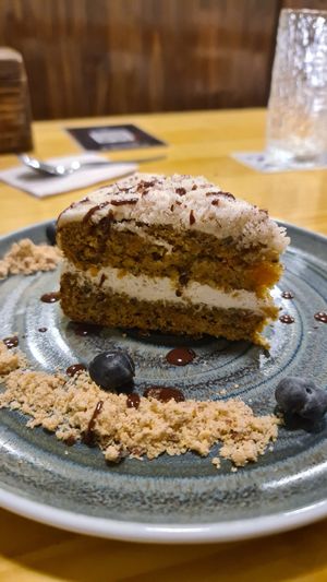 Carrot cake at Lounge del Brujo Centro Histórico in Arequipa